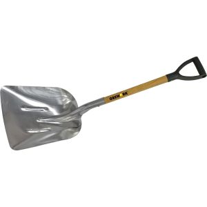 Pala de aluminio con mango de anilla