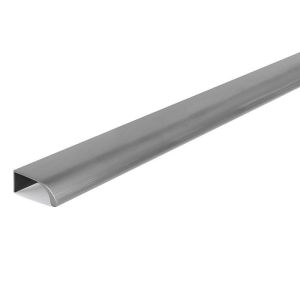 Tirador aluminio ona acabado gris cepillado dist. 1440mm.