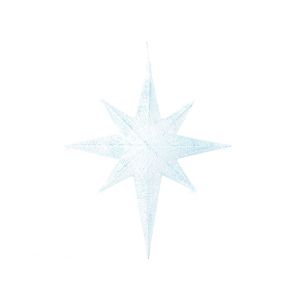Decoración colgante de exterior LED osma 67 cm estrella blanco