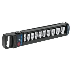 Juego de llaves vaso cuadro 1/4" - 10 piezas - 5 a 14 mm