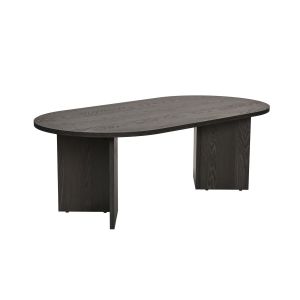 Mesa de centro de madera "sable" - 60 x 119 x 40 cm - luz negra