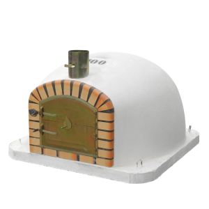 Movelar - horno de leña modelo vulcano (blanco - 550 x 100 x 100 cm)