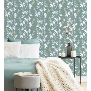 Papel pintado gaulan   flores y ramas estilo 5.23m²