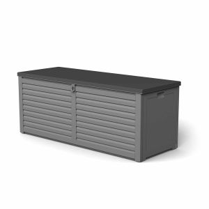 Arcón exterior para jardín con capacidad de 390l gardiun lift 143x53x56 cm
