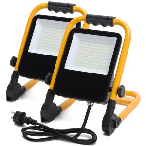 Aigostar foco de trabajo LED 50w 4500lm, 6500k luz blanca, 2 pcs