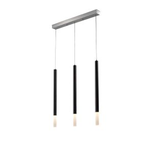 Lámpara de techo coLGante LED flaute 10 - 9 w - 3000 k - negro - azabak