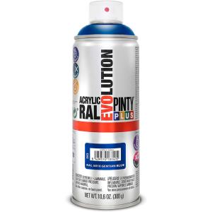 Spray acrilico brillante pintyplus ral 400 ml (ral 5010 azul genciana)