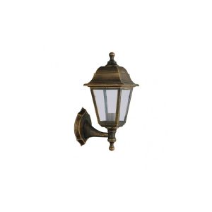 Albahaca outdoor wall light 1xe27 crystal / polycarbonate gold