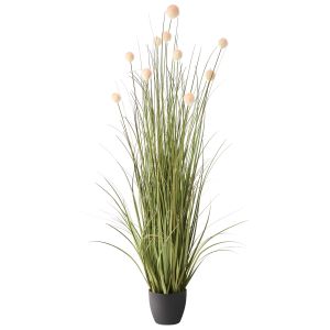 Planta artificial pompom grass 120 cm verde