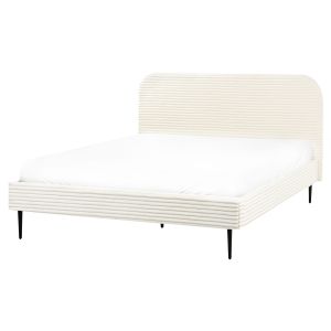 Cama pana flayat 160 x 200 cm blanco crema