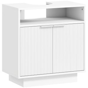 Mueble bajo lavabo 60x33x63 cm color blanco Homcom, hogar - baño