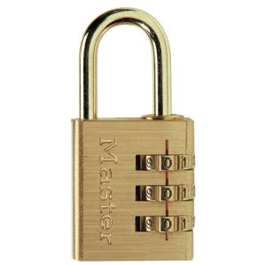 Master lock candado de código aluminio amarillo 30 mm 630eurd