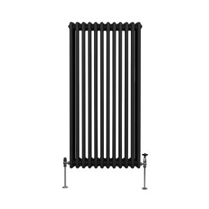 Radiador tradicional vertical de 3 columnas – 1500 x 562mm - negro