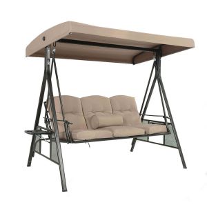 Columpio hollywood home deluxe descanso beige - 115 x 198 cm