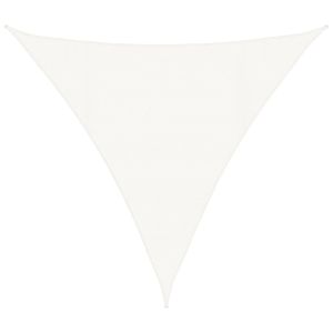 vidaXL toldo de vela hdpe blanco 160 g/m² 4,5x4,5x4,5 m