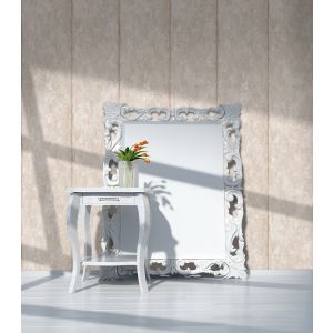 Papel pintado tnt textura cemento raya beige