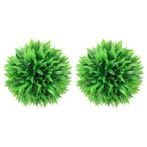 Bolas de boj artificial 2 unidades 30 cm eerf6094