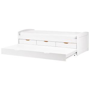 Cama nido madera de pino petiville 90 x 200 cm blanco