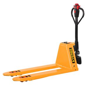 Transpaleta eléctrica 2000kg ruedas pu 48v batería 10ah suelos epoxi ce