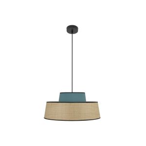 CoLGante jia 1xE27 natural/turquesa regx40x40 cm