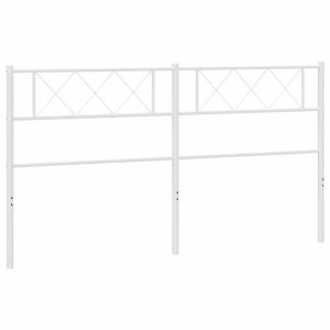 vidaXL cabecero de metal blanco 180 cm