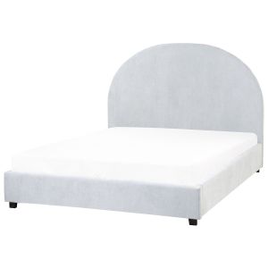 Cama chenilla vaucluse 140 x 200 cm azul claro
