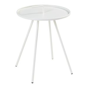 Mesa auxiliar de jardín de acero 55 x 42