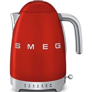 Tetera sin cable smeg - klf04rdeu - rojo - 1.7l - 2400w - anticalcáreo
