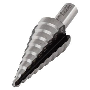 Wolfcraft broca escalonada para taladro 8 mm 4-20 mm hss gris 2515000