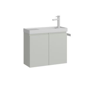 Mueble para lavabo <<ferla 60>> - 60 x 22 x 50 cm - mate cashmere