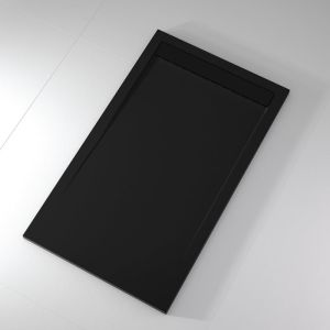 Plato de ducha pizarra clever negro  70x200 cm