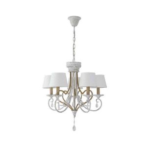 Crasas chandelier 5xe14 white