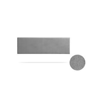 Cabecero tapizado nova acualine 100x50x5 cm - gris claro - moonia