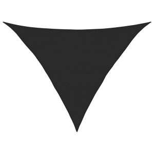 vidaXL toldo de vela negro hdpe 160 g/m² 5x5x6 m