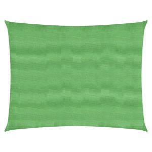 vidaXL toldo de vela hdpe verde claro 160 g/m² 3x4,5 m