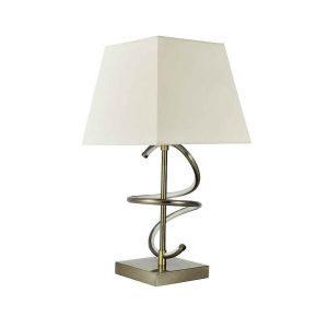 Lampara sobremesa nueva york dorado  23cm