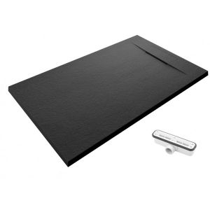 Plato de ducha 100x160 nilo negro ral 9005