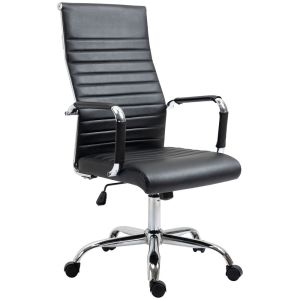 Silla de oficina 54x62x114 cm espuma, nylon, metal, pu vinsetto