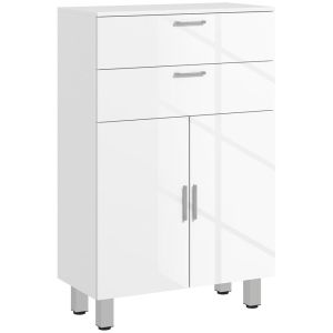Mueble auxiliar baño 60x30x93 cm color blanco kleankin