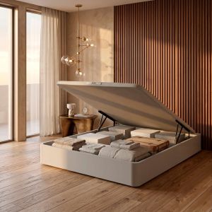 Canapé 135x190 pikolin airbox blanco 32 cm montaje incluido