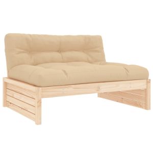 vidaXL sofá central madera maciza de pino 120x80 cm
