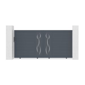 Puerta corredera de aluminio 3m life h.140cm