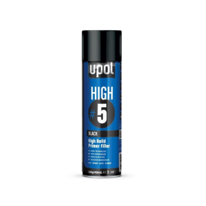 Spray aparejo alto espesor high 5 negro 450 ml