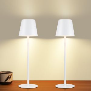 Nettlife lampara de mesa LED blanco 11x11(2er-set) ip54