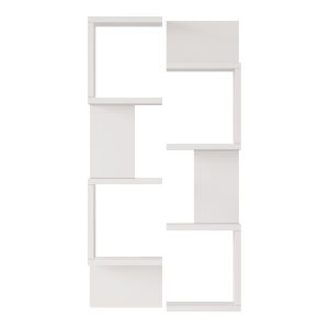 Juego de 2 estanterías de pared omn 8 estantes 93x24x15 cm blanco [en.casa]