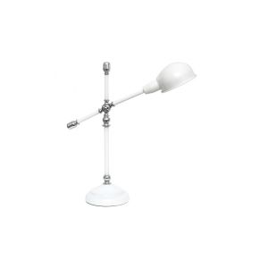 Lujan desk lamp 1xe27 metal white