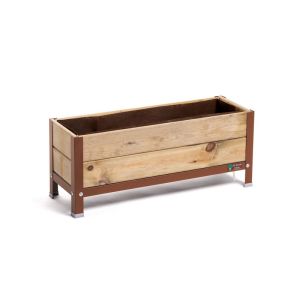 Mi huerto urban | huerto urbano, cultivo de jardin | Marrón 90x30x38 cm