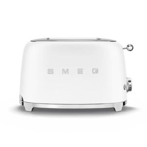 Tostadora smeg tsf01whmeu blanca mate - 2 rebanadas - 6 niveles de dorado -