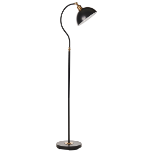 Lámpara de pie lennon ajustable metal negro
