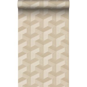 Origin papel pintado 3d gráfico beige 50 x 900 cm